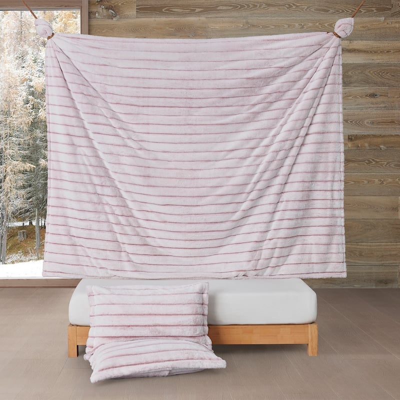Softer than Soft® - Coma Inducer® Oversized Comforter Set - Candy Cane