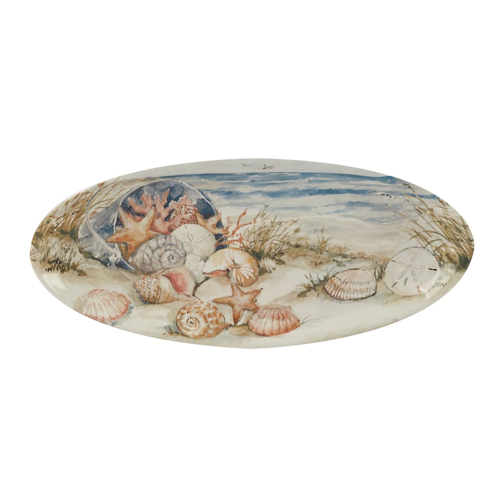 Certified International Coastal Landscape Fish Platter - 19.5" x 8.75"