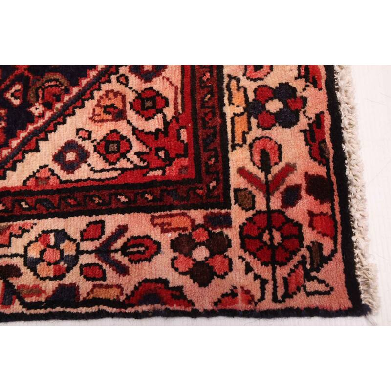 ECARPETGALLERY Hand-knotted Andelz Dark Navy Wool Rug - 3'8 x 10'8