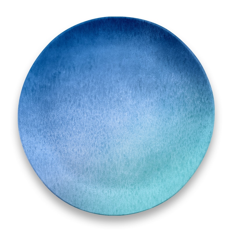 Abode Homewares Oceanic Ombre Melamine Dinner Plate - 10.5" - Set of 6