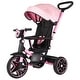 preview thumbnail 8 of 10, Baby Tricycle,6 in 1 Trike with Retractable Canopy,Adjustable Push Handle,Rotatable Seat ,Detachable Guardrail,Rear Basket Pink