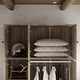 preview thumbnail 74 of 72, Rattan-Accented Wardrobe - Spacious Clothing Organizer with Style