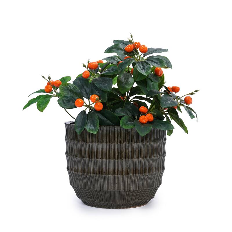 Handmade Terra Cotta Ceramic Planter Breathable Clay Drainage Holes