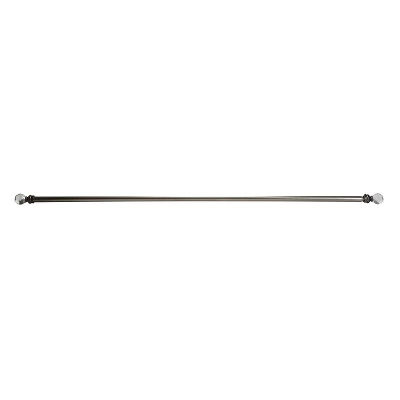 Home Details Crystal Ball 86-120 Inch Adjustable Curtain Rod