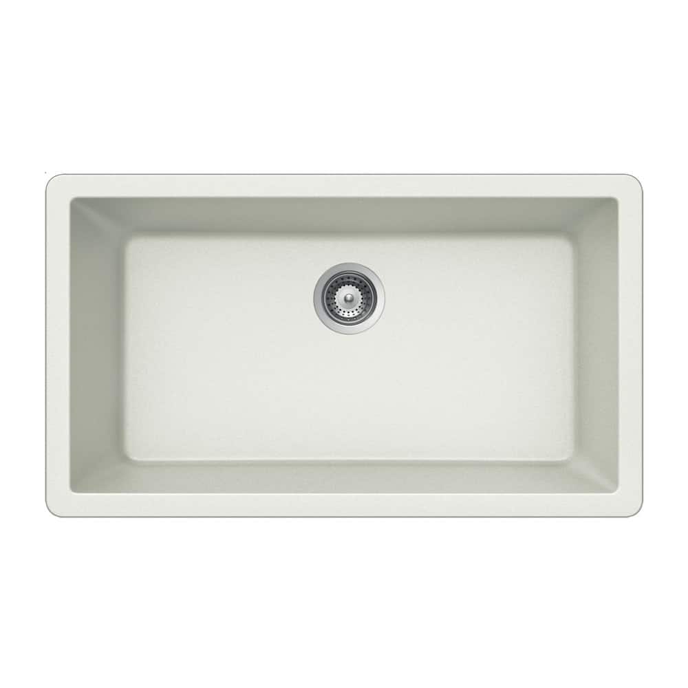 Houzer Quartztone 33" Single Basin Undermount Kitchen Sink