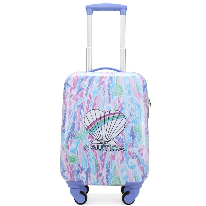 Nautica Kids 18" Airline Approved Carry-on Suitcase - Pastel Shell