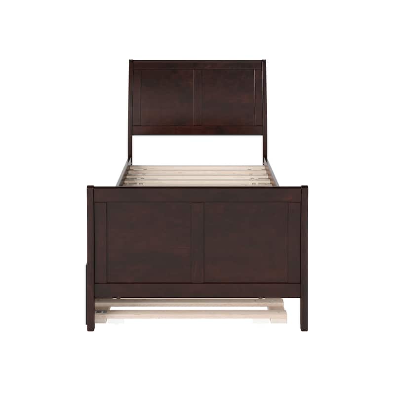 Portland Solid Wood Platform Bed with Matching Footboard and Trundle