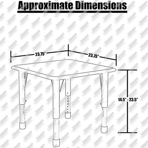 kids table height