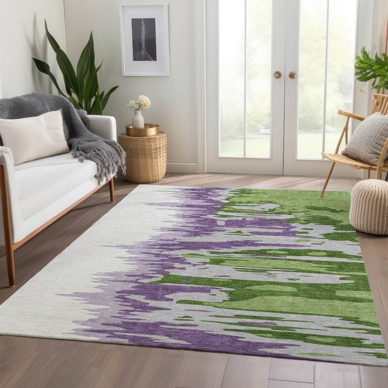 Premium Washable Super Soft Modern Ombre Mayfield Rug