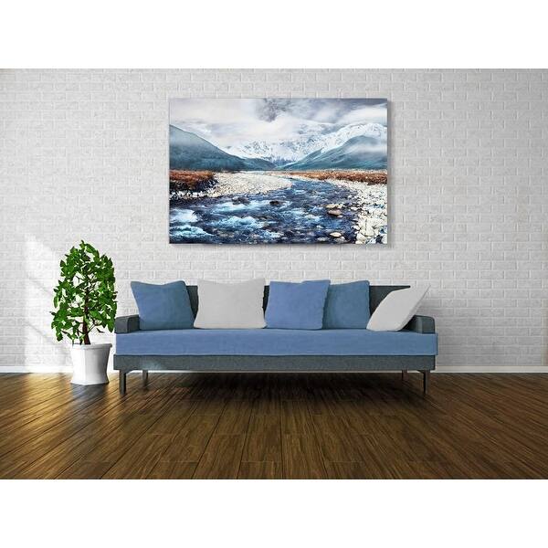 Shop Snow Mountain Canvas Wall Art Panels Wall Pictures Canvas Prints Artwork For Living Room Home Bedroom Decoration Overstock 23545650