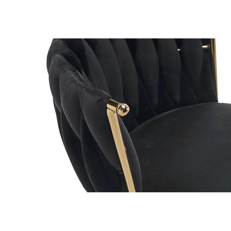 Modern/Luxury Upholstered Adjustable Swivel Office Chair with Wheels