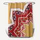 71 x 74-inch Rising Star Geometric Print Shower Curtain - Yellow