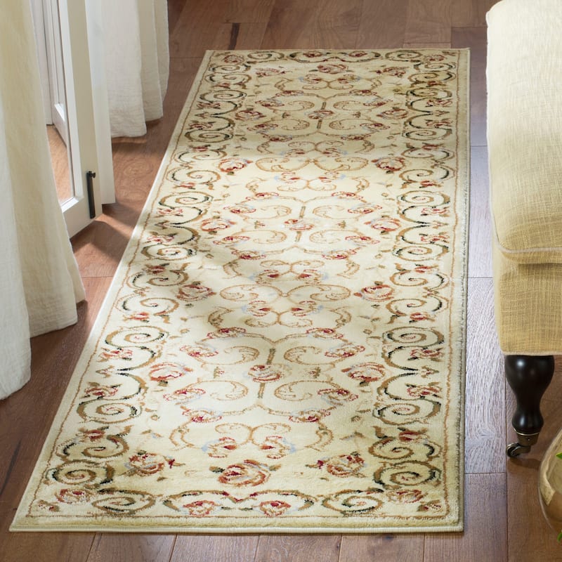 SAFAVIEH Lyndhurst Margo Traditional Oriental Rug - 2'3" x 12' Runner - Ivory