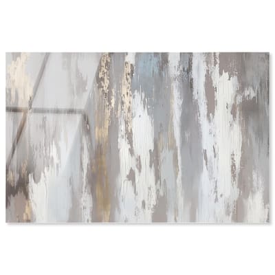 Flooding Gold I Acrylic by Art Remedy, Ready to Hang