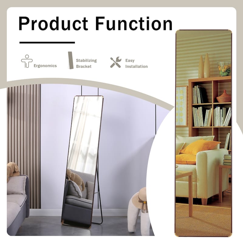 Modern, minimalist, full length mirrors, bathroom vanity mirrors, bedroom porches, clothing stores. - Transparent