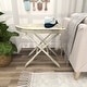 preview thumbnail 25 of 32, Arcilla Elemental - White Wood Tray Top Boat Accent Table