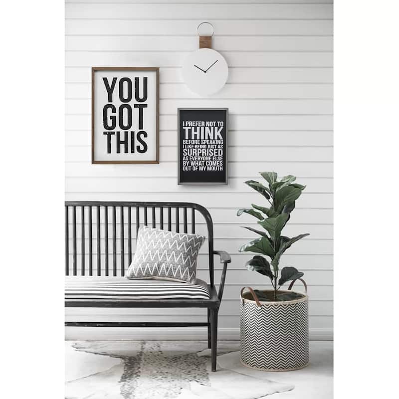 Adeco Wall Hanging Decorative Wood Sign Home Decor