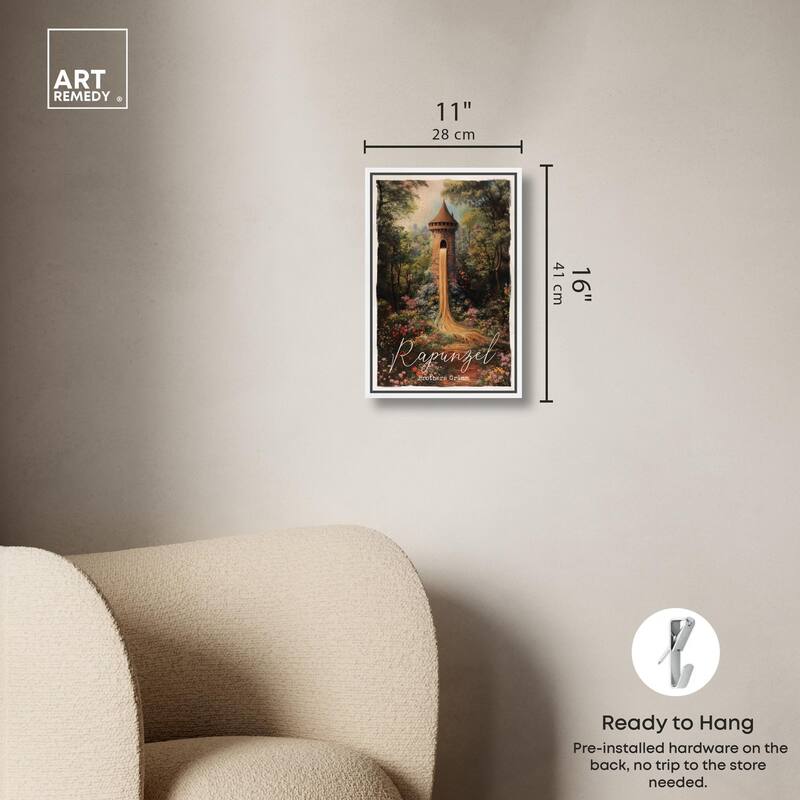 Rapunzel Classic Canvas by Art Remedy