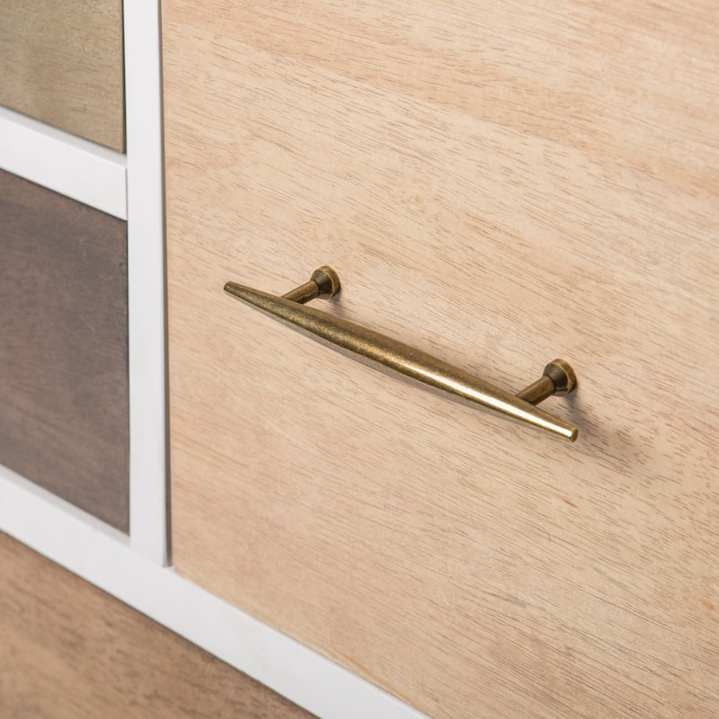 Prudence White and Natural Finish 8-Drawer Dresser by iNSPIRE Q Modern