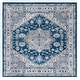 preview thumbnail 43 of 115, SAFAVIEH Brentwood Vessie Traditional Oriental Rug 6'7" x 6'7" Square - Navy/Grey