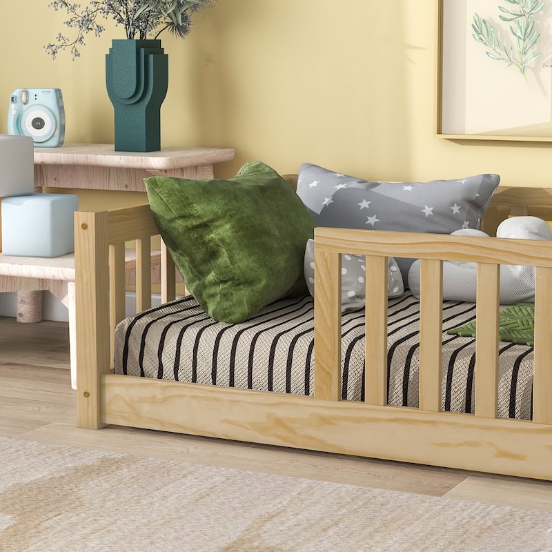 latform Bed with Fence without Door