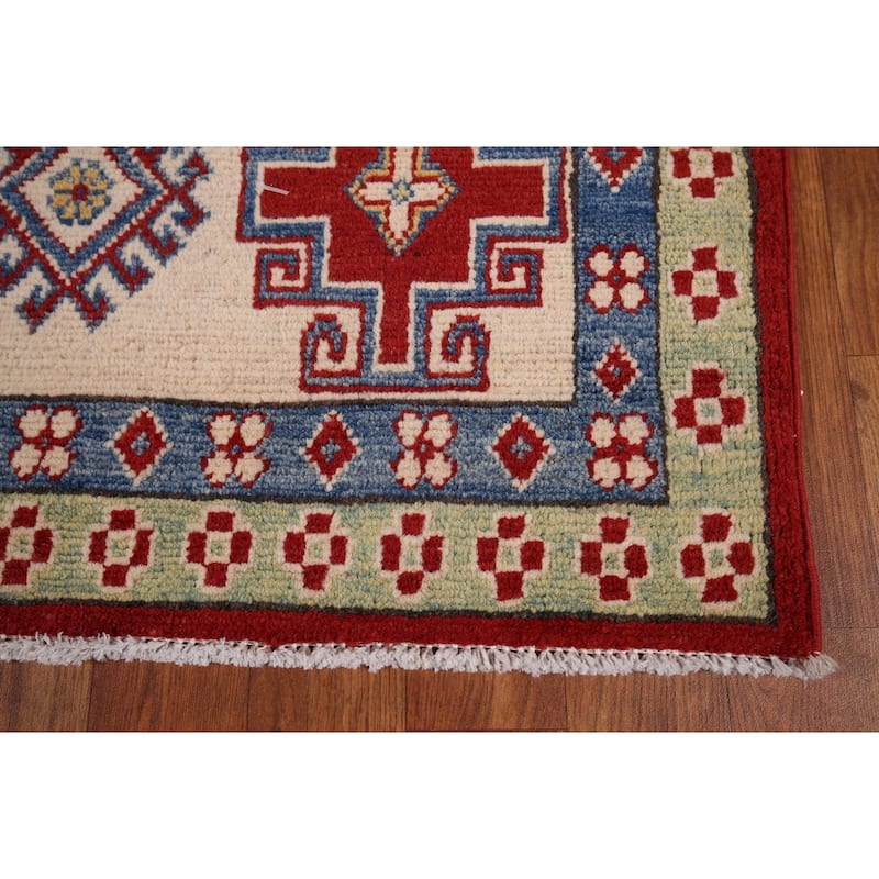 Red Kazak Oriental Area Rug Handmade Wool Carpet - 8'3" x 11'7"