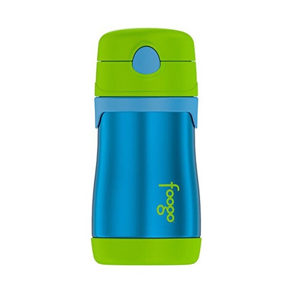 thermos insulated straw bottle