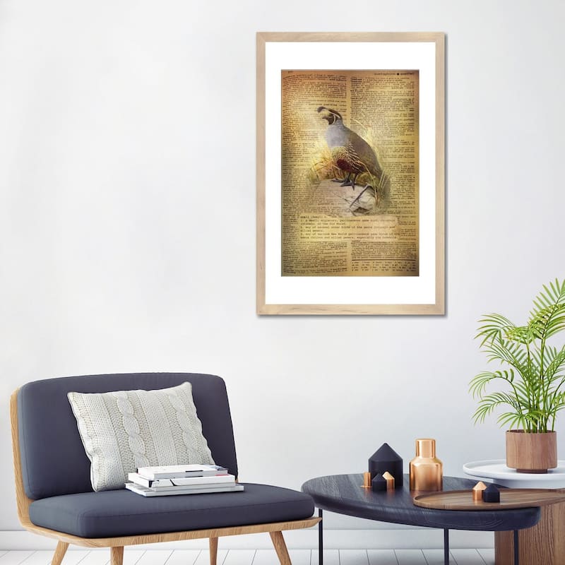 iCanvas "Q - Quail" by 5by5collective
