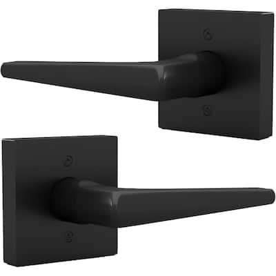 Mega Handles SCHEIN Angled Dummy Lever for Closet and French Doors | Non Turning Reversible Handing