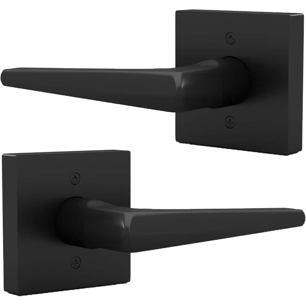 Mega Handles SCHEIN Angled Dummy Lever for Closet and French Doors | Non Turning Reversible Handing