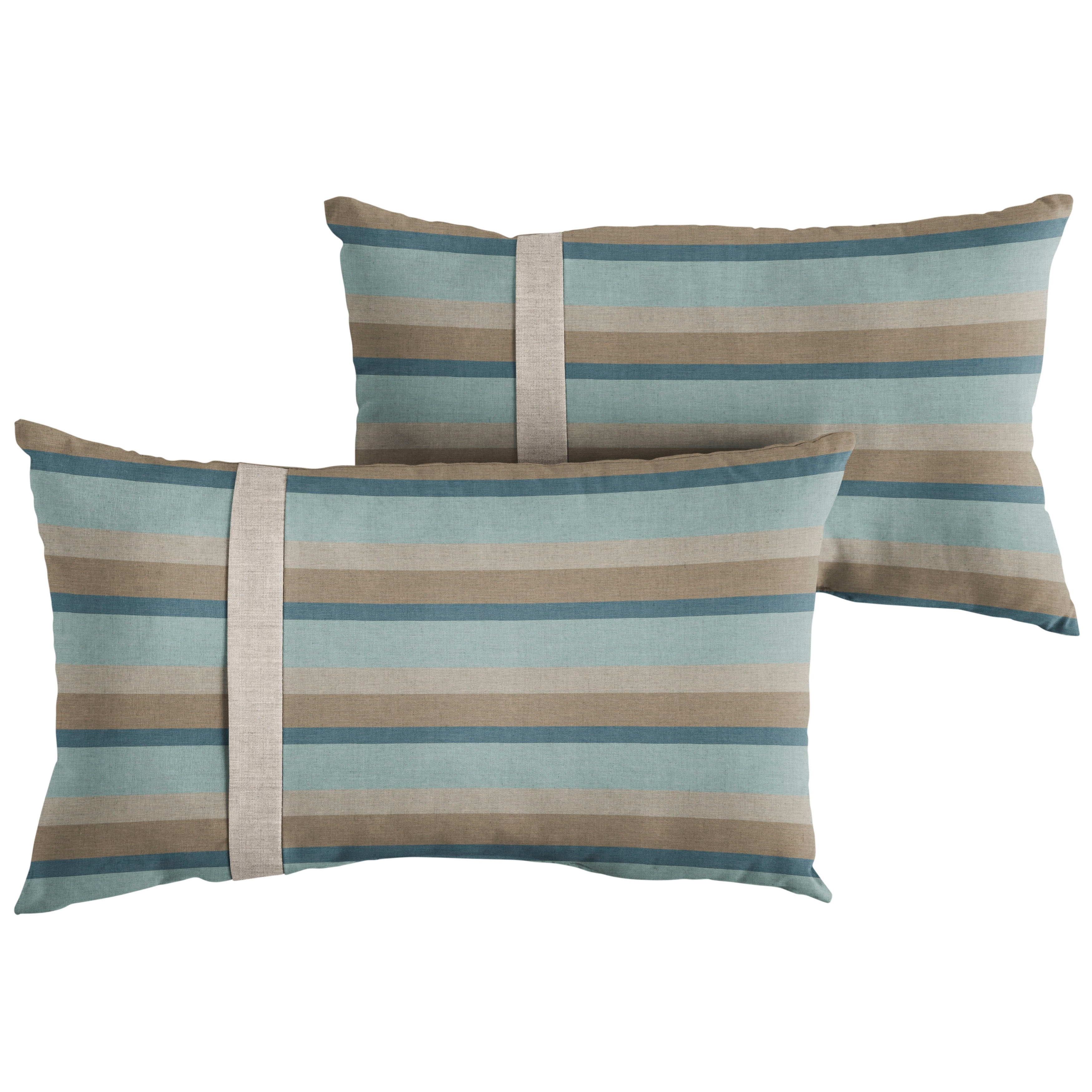 Sorra Home Sunbrella Outdoor Single Large Flange Pillow Set of 2