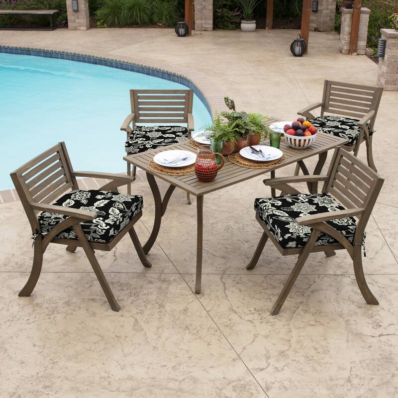 ARDEN Ashland Jacobean Outdoor 19 x 19 in. Seat Cushion - 19 in L x 19 in W x 4 in H