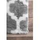 preview thumbnail 17 of 29, Brooklyn Rug Co Faux Sheepskin Solid Soft and Plush Cloud Trellis Kids Shag Rug