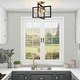 preview thumbnail 3 of 7, Mid-Century Modern Vintage 4-light Sputnik Geometric Semi Flush Mount - 17.72"W x 14.41"H
