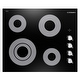 preview thumbnail 1 of 11, Cosmo 24 in. Electric Ceramic Glass Cooktop with 4 Elements, Dual Zone Element, Hot Surface Indicator Light and Control Knobs