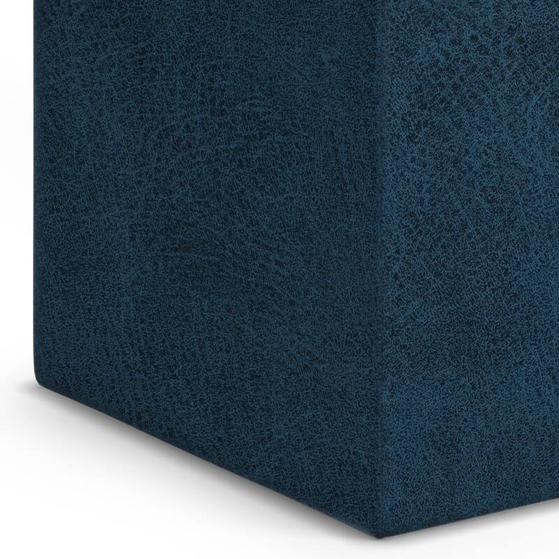 WYNDENHALL Townsend 17 inch Wide Contemporary Square Storage Ottoman