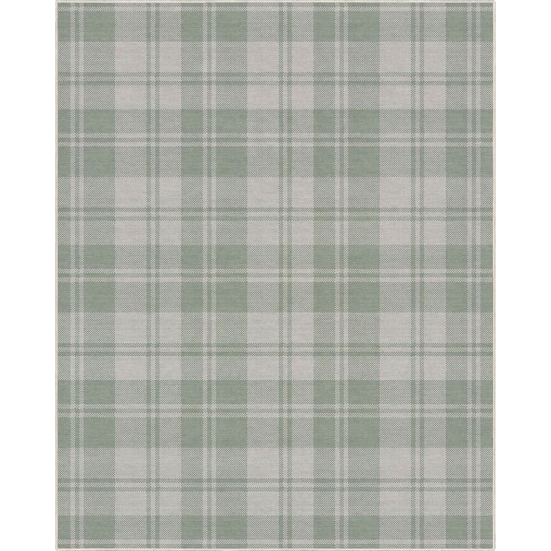 Well Woven Apollo Plaid Farmhouse Geometric FlatWeave Rug