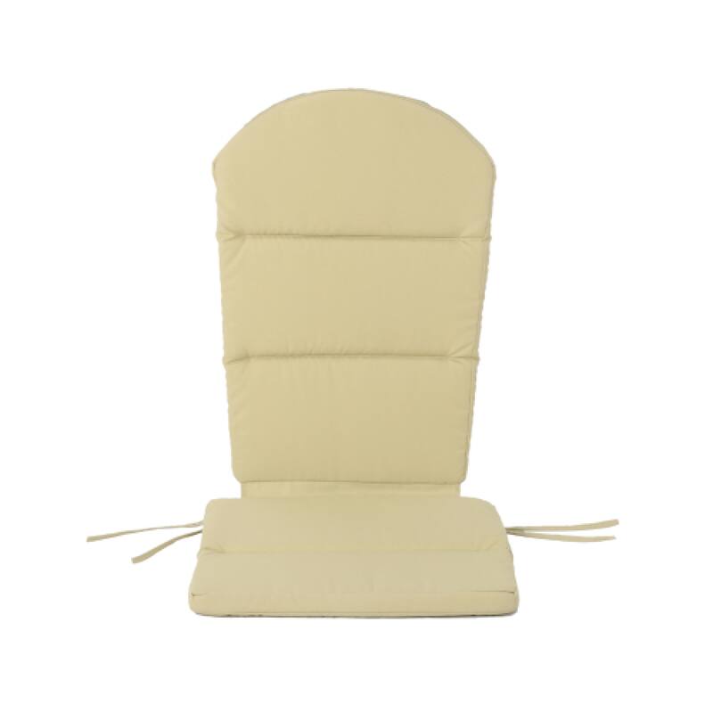 Roomfitters Outdoor Adirondack Chair Cushions with Ties, Water-Resistant Fabric, Set of 2