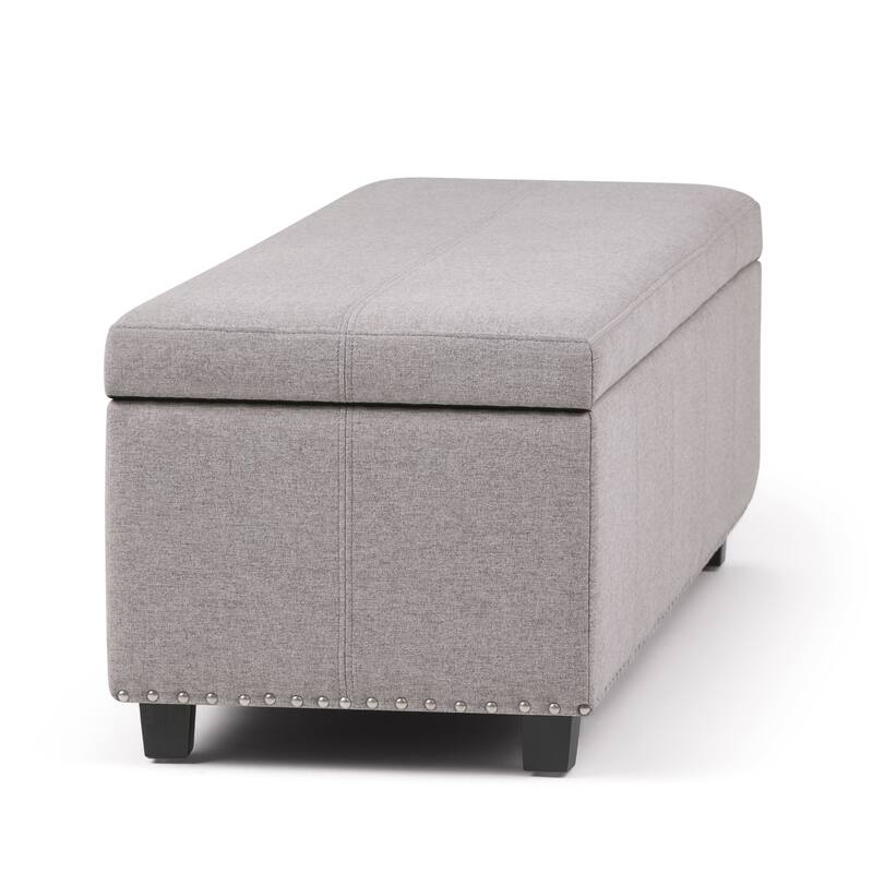 WYNDENHALL Stanford Upholstered Storage Ottoman