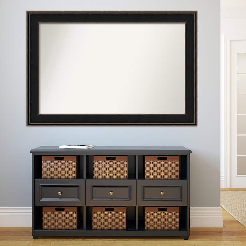 Wall Mirror Choose Your Custom Size-Oversized, Mezzanine Espresso Wood