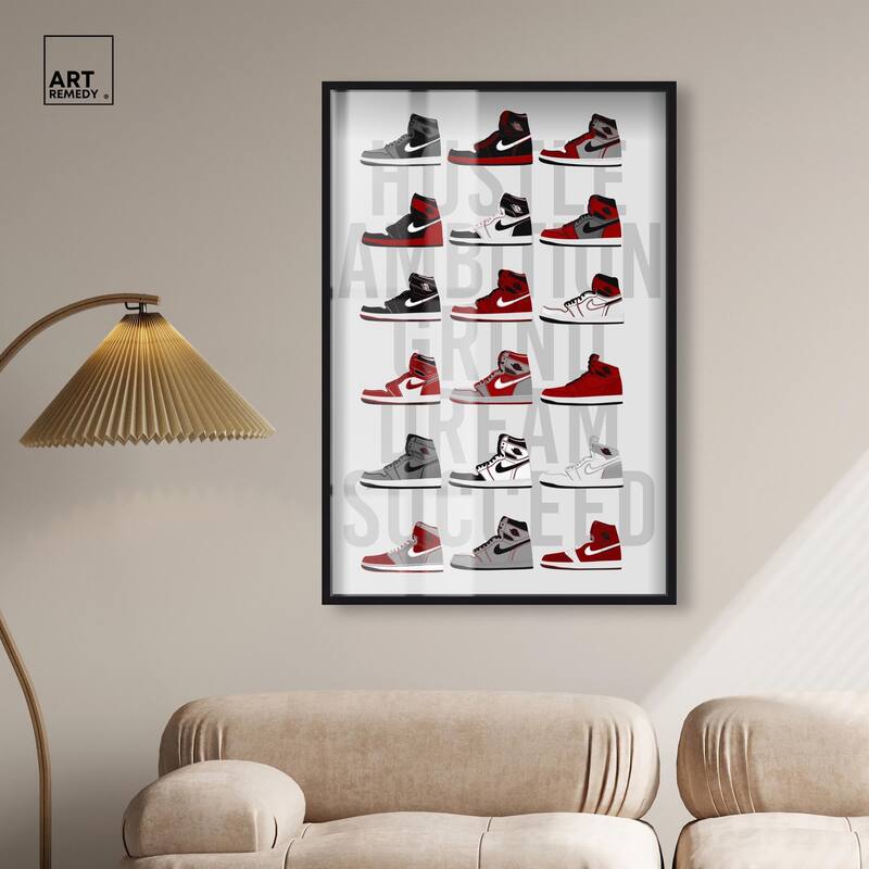Ambition Grind Sneakers Shadowbox by Art Remedy