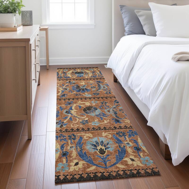 Machine Washable Indoor/ Outdoor Global Alix Chantille Rug