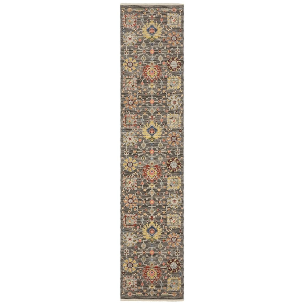 Style Haven Lawson Classic Bohemian Wool Fringe Edge Area Rug