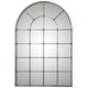 preview thumbnail 1 of 0, Uttermost Barwell Arched Window Pane Farmhouse Mirror Oxidized Silver
