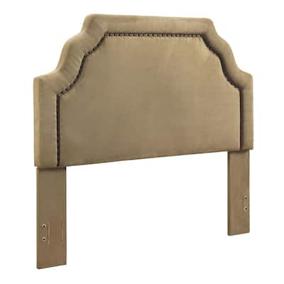 Vintage Upholstered Headboard Full Queen, Victorian Style Bed Frame, Elegant Bedroom Decor