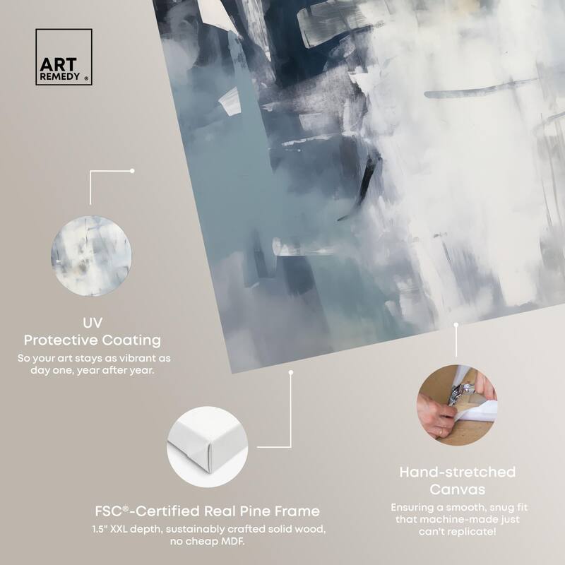 Enigma of Blue Canvas by Art Remedy, Gallery Wrapped