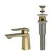 preview thumbnail 2 of 12, Single Handle Bathroom Faucet with Pop-up Bathroom in Brushed Gold