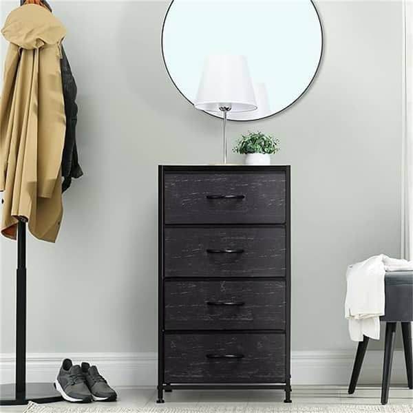 small dresser to fit in closet V Neck Velvet Dress - Black main image 1