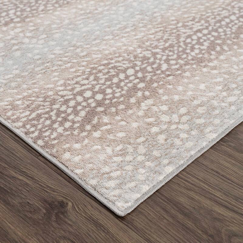 Hauteloom Pointblank Living Room, Bedroom Area Rug - Gray, Ivory, Light Slate - 11'10" x 15'