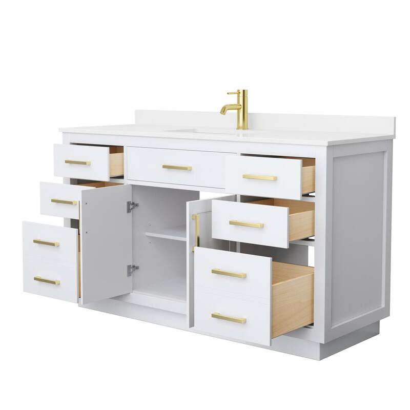 Wyndham Collection WCG262660S-QTZ-UNSMXX Beckett TK 60" Free Standing
